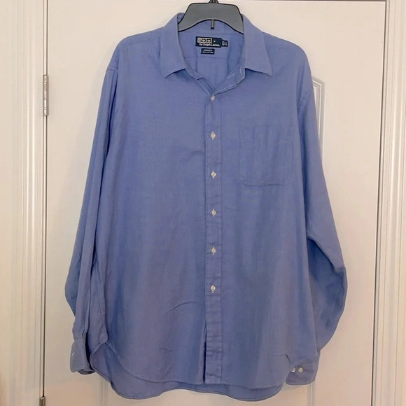 Polo Ralph Lauren Other - Polo By Ralph Lauren Long Sleeve Button Down Andrew 100% Cotton 17 1/2 36/37